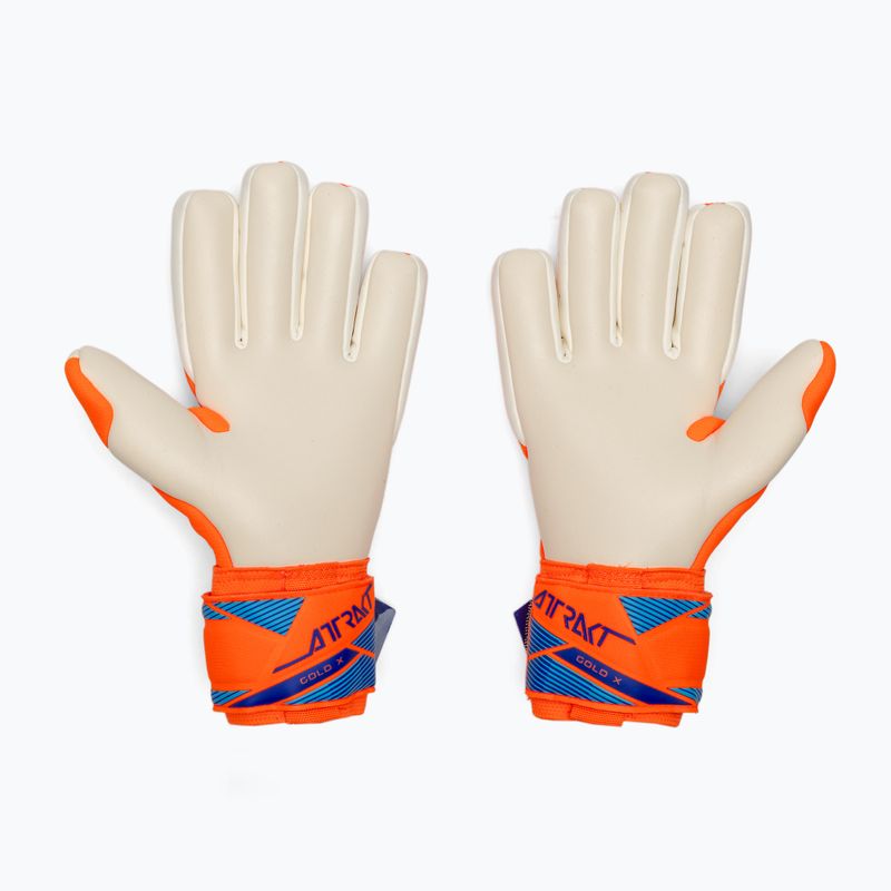 Rękawice bramkarskie Reusch Attrakt Gold X NC shocking orange/blue 3
