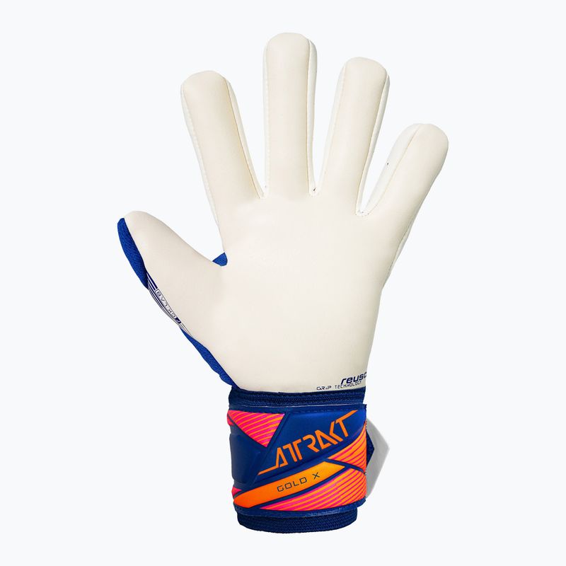Rękawice bramkarskie Reusch Attrakt Gold X NC sharp blue/white/shocking orange 3