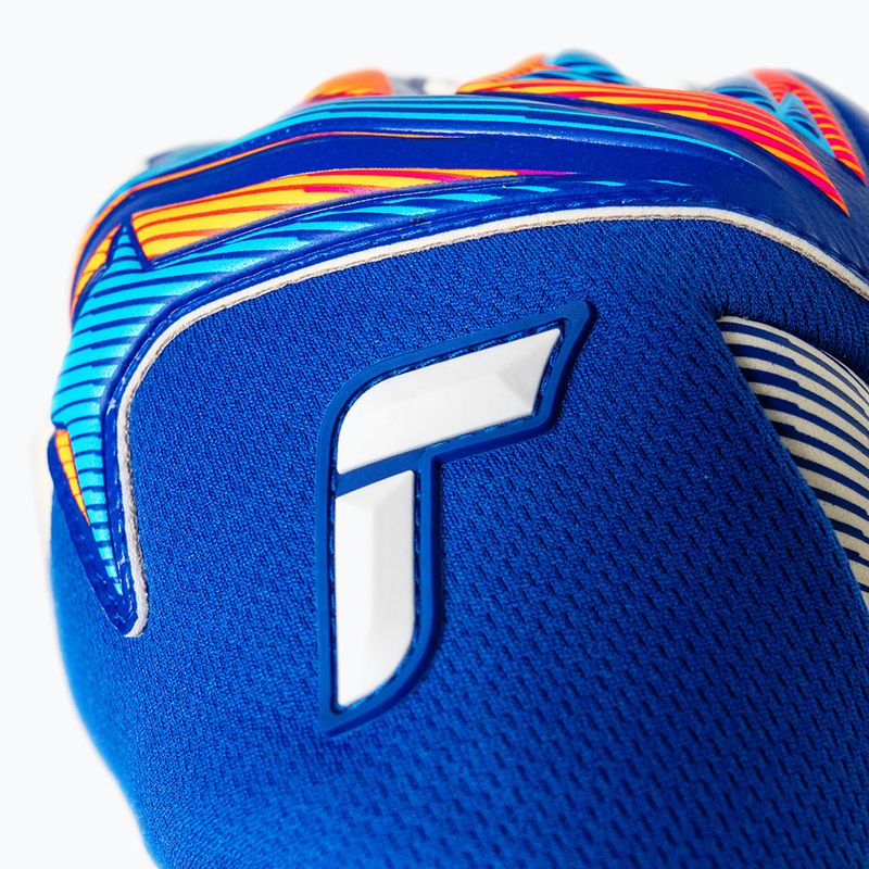 Rękawice bramkarskie Reusch Attrakt Gold X NC sharp blue/white/shocking orange 5