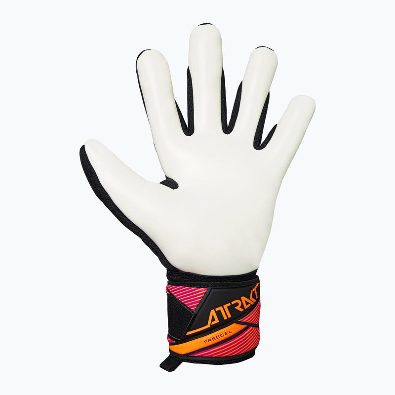 Rękawice bramkarskie Reusch Attrakt Freegel Advance black/aqua blue/shocking orange 3