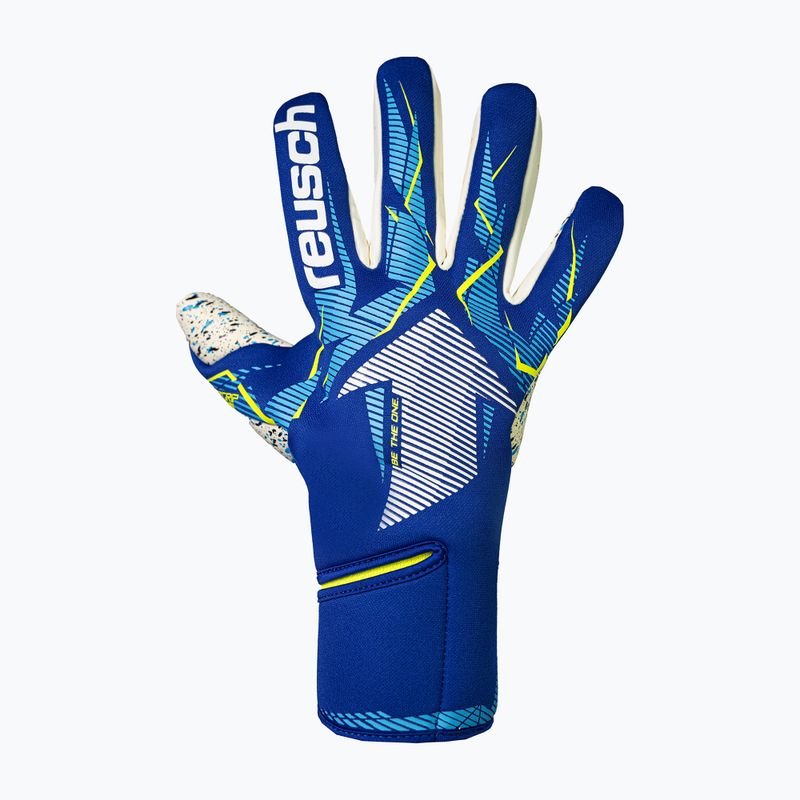 Rękawice bramkarskie Reusch Fastgrip Fusion sharp blue/white 2