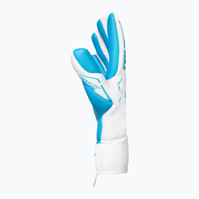 Rękawice bramkarskie Reusch Fastgrip Aqua white/aqua blue 2