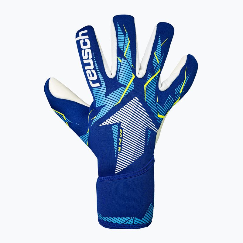 Rękawice bramkarskie dziecięce Reusch Fastgrip Advance Junior sharp blue/white 2