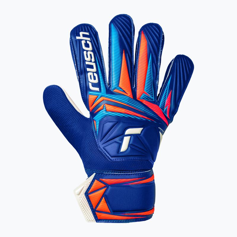 Rękawice bramkarskie dziecięce Reusch Attrakt Starter Solid Junior sharp blue/white/shocking orange 2