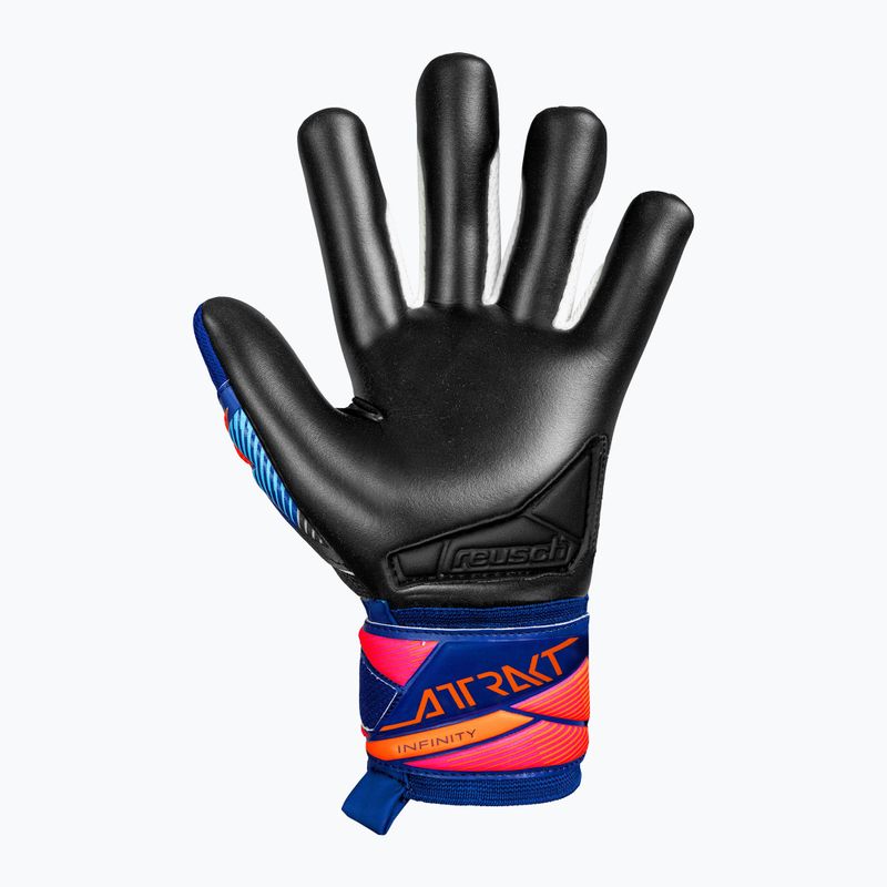 Rękawice bramkarskie Reusch Attrakt Infinity Evolution NC sharp blue/shocking orange/black 3
