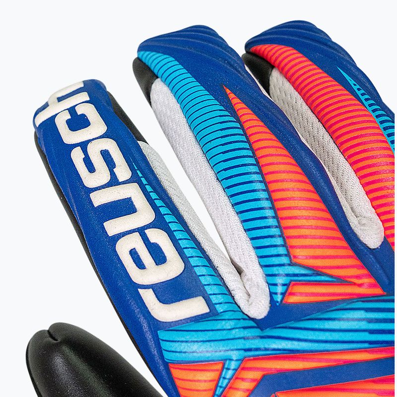 Rękawice bramkarskie Reusch Attrakt Infinity Evolution NC sharp blue/shocking orange/black 5