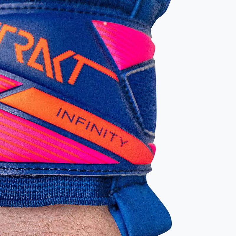 Rękawice bramkarskie Reusch Attrakt Infinity Evolution NC sharp blue/shocking orange/black 8