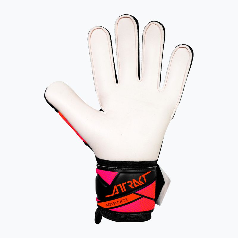Rękawice bramkarskie Reusch Attrakt Advance black/aqua blue/shocking orange 3