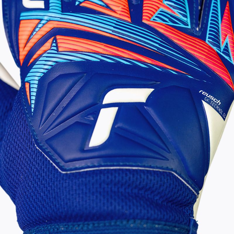 Rękawice bramkarskie Reusch Attrakt Starter Solid sharp blue/white/shocking orange 5