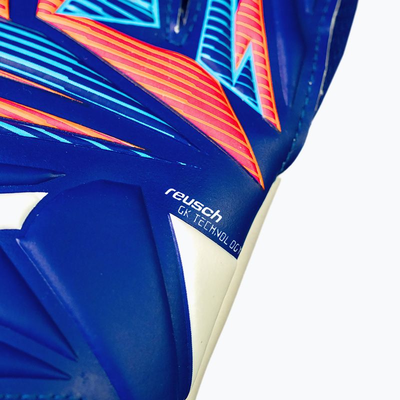 Rękawice bramkarskie Reusch Attrakt Starter Solid sharp blue/white/shocking orange 6