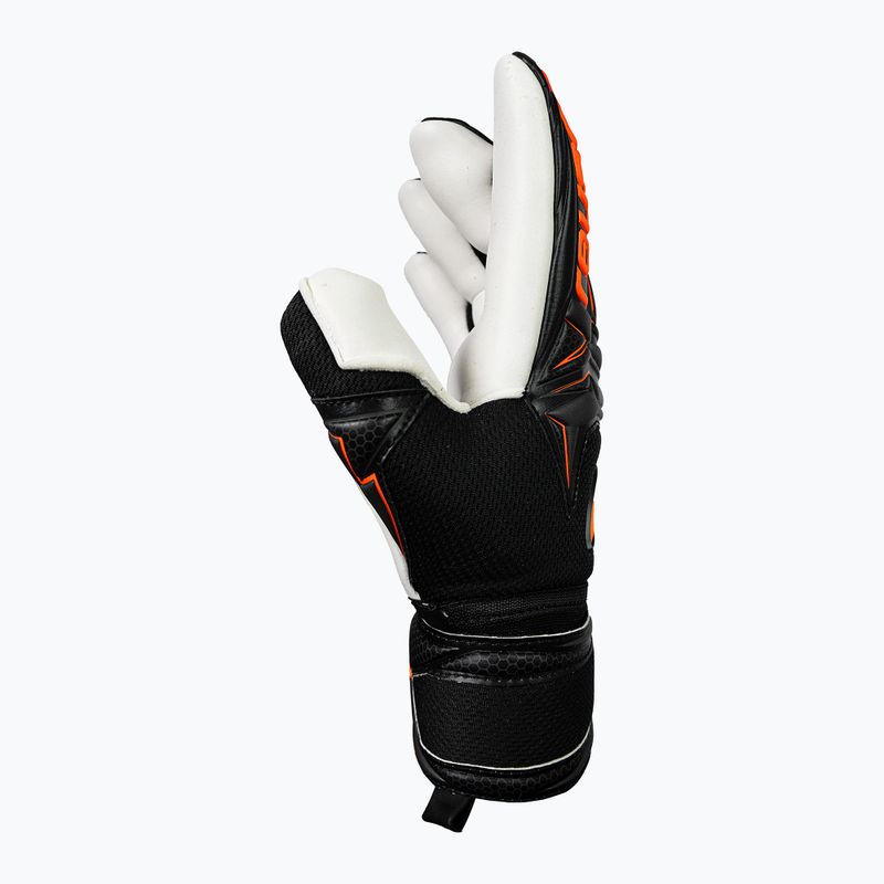 Rękawice bramkarskie Reusch Attrakt Advance Finger Support black/shocking orange 4