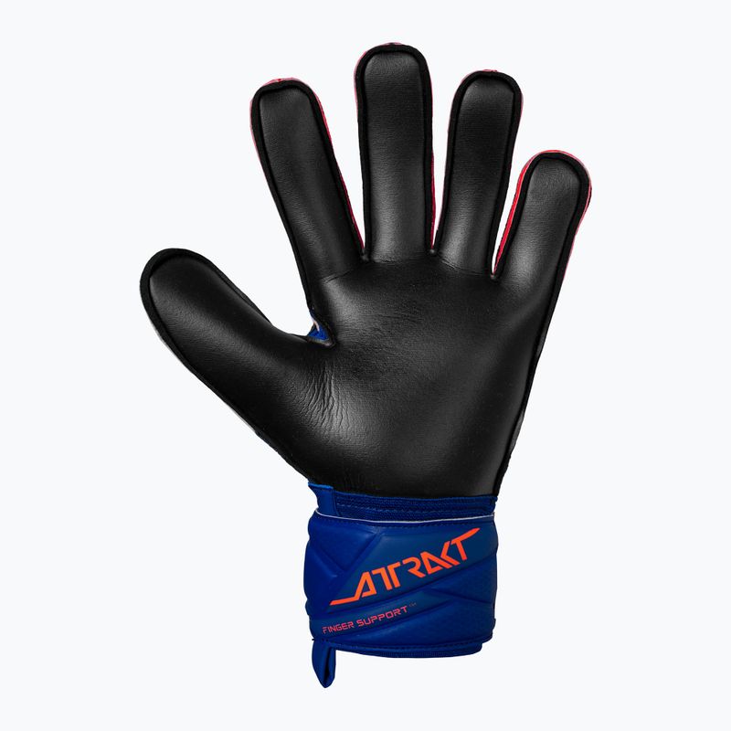 Rękawice bramkarskie Reusch Attrakt Infinity Finger Support sharp blue/shocking orange/black 3