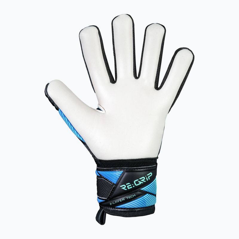 Rękawice bramkarskie dziecięce Reusch Attrakt RE:GRIP NC Junior black/ocean light 4