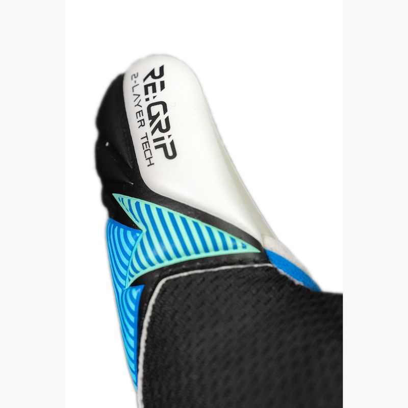 Rękawice bramkarskie dziecięce Reusch Attrakt RE:GRIP NC Junior black/ocean light 7