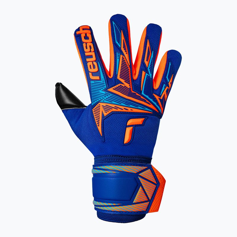 Rękawice bramkarskie Reusch Attrakt Freegel Duo NC sharp blue/shocking orange/black 2