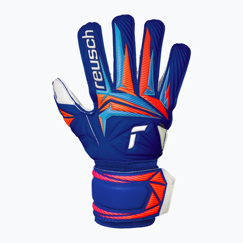 Rękawice bramkarskie dziecięce Reusch Attrakt Advance Junior sharp blue/white/shocking orange 2