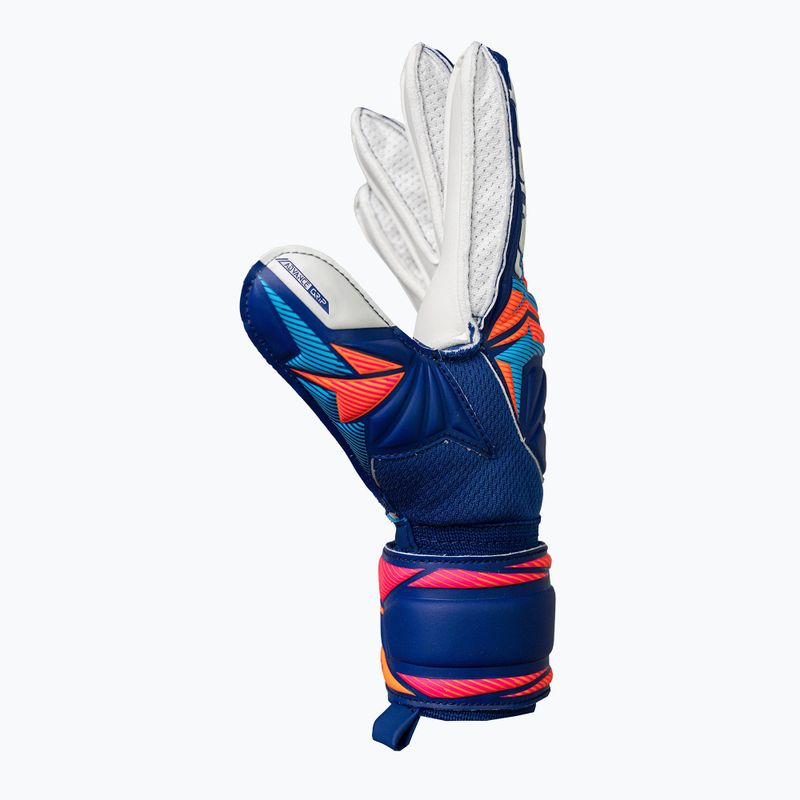 Rękawice bramkarskie dziecięce Reusch Attrakt Advance Junior sharp blue/white/shocking orange 4