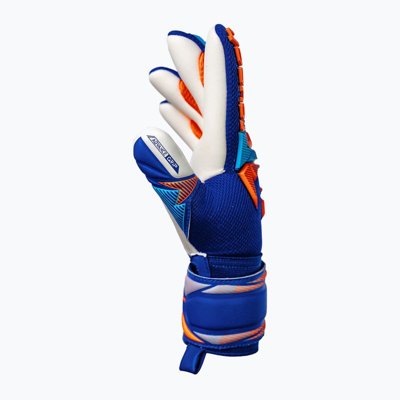 Rękawice bramkarskie dziecięce Reusch Attrakt Freegel Advance Junior sharp blue/shocking orange 4