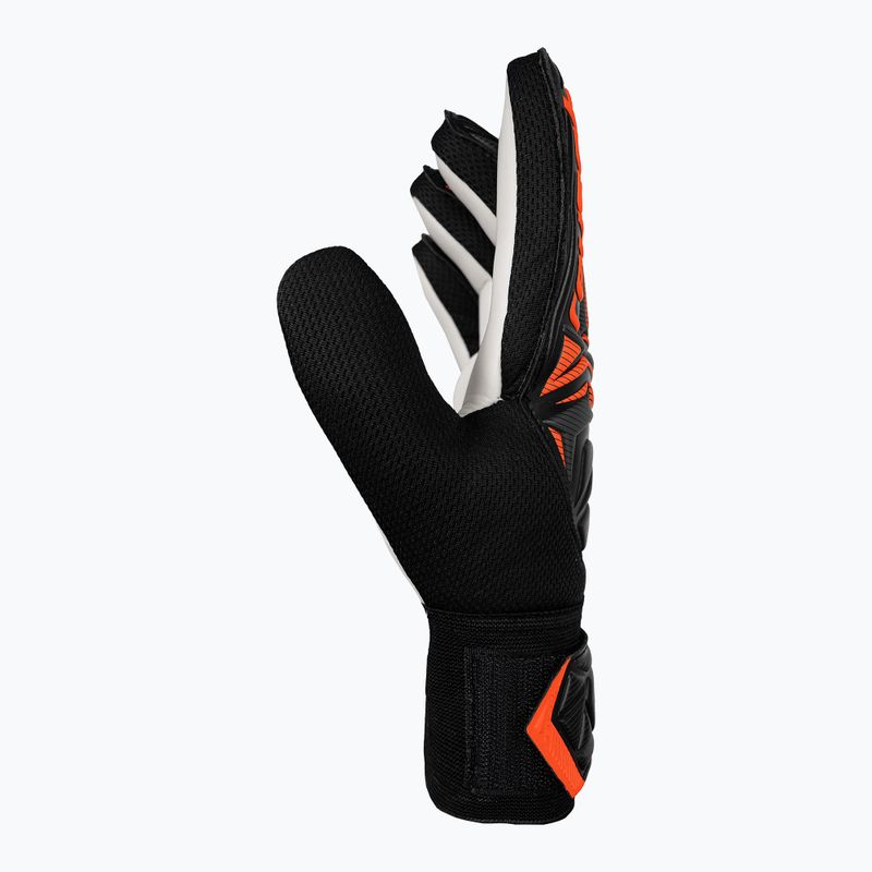 Rękawice bramkarskie Reusch Attrakt Starter Solid black/shocking orange 4