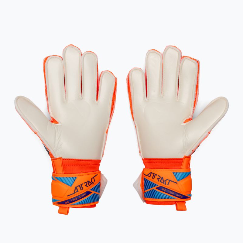 Rękawice bramkarskie Reusch Attrakt Solid shocking orange/blue 3