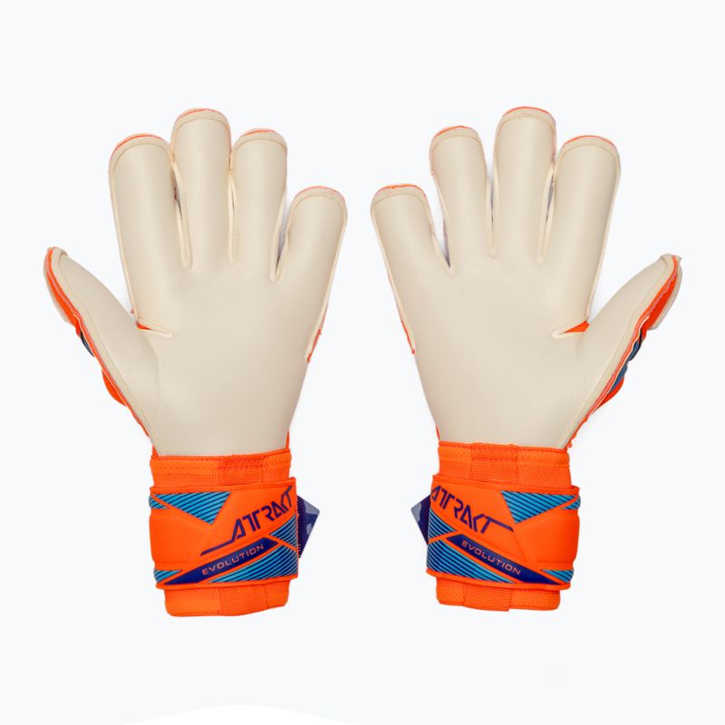 Rękawice bramkarskie Reusch Attrakt Gold X Evolution shocking orange/blue 3
