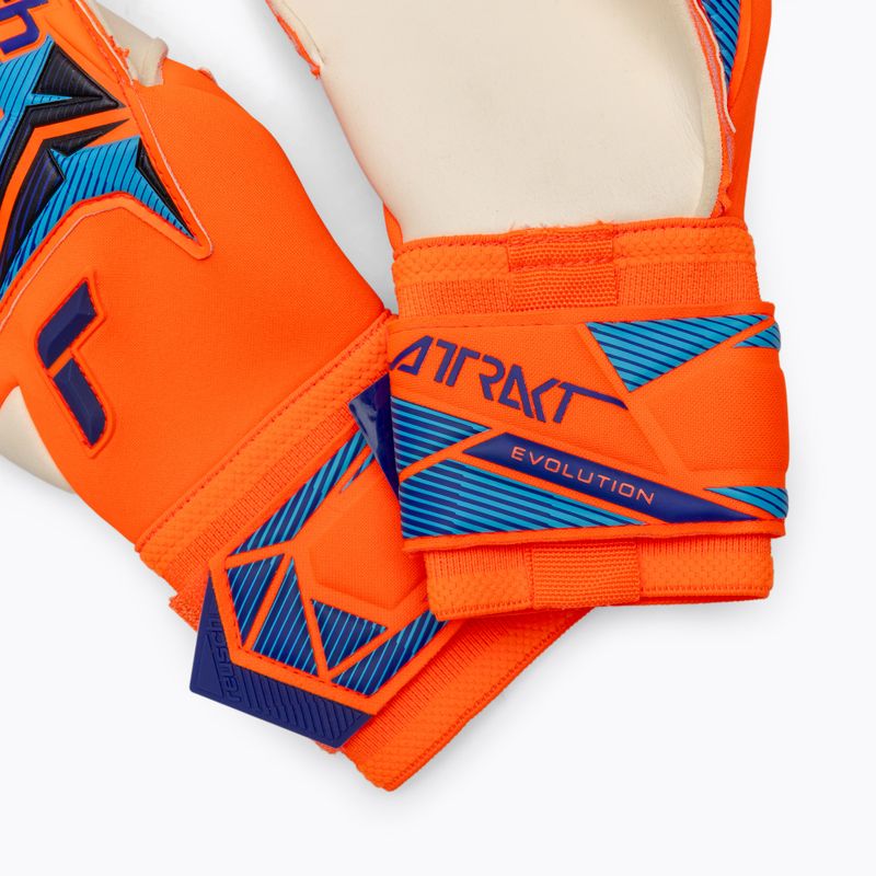 Rękawice bramkarskie Reusch Attrakt Gold X Evolution shocking orange/blue 5