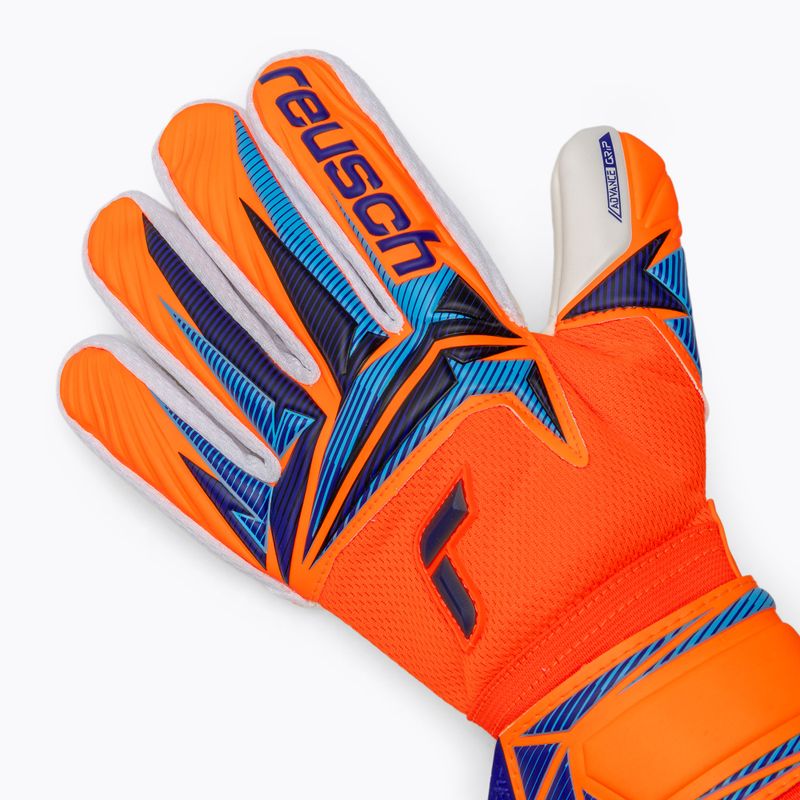Rękawice bramkarskie Reusch Attrakt Advance shocking orange/blue 4