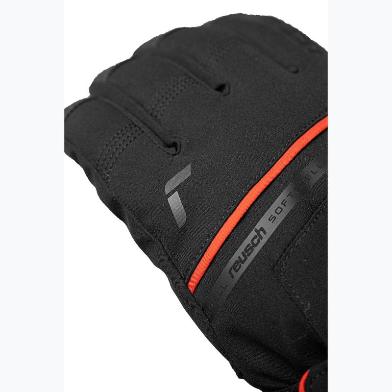 Rękawice narciarskie Reusch Morris GORE-TEX black/fire red 6