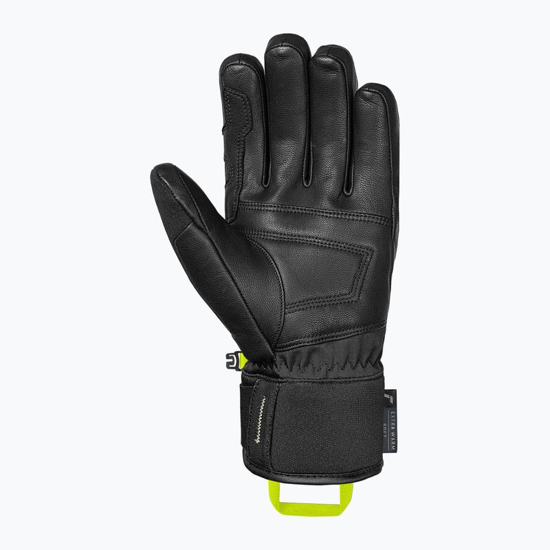 Rękawice narciarskie Reusch Profi SL black/dark granite/safety yellow 3