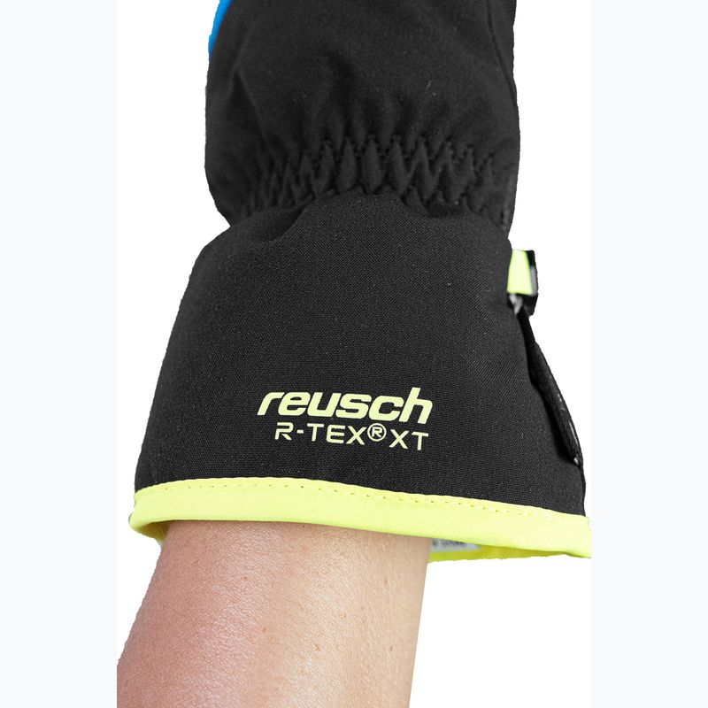Rękawice narciarskie dziecięce Reusch Wonder R-TEX® XT Junior blck/bril blu/safety yell 6