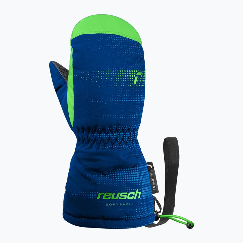 Rękawice narciarskie dziecięce Reusch Maxi R-Tex XT Mitten surf the web/green gecko 2