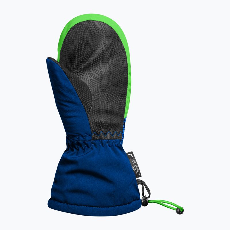 Rękawice narciarskie dziecięce Reusch Maxi R-Tex XT Mitten surf the web/green gecko 3