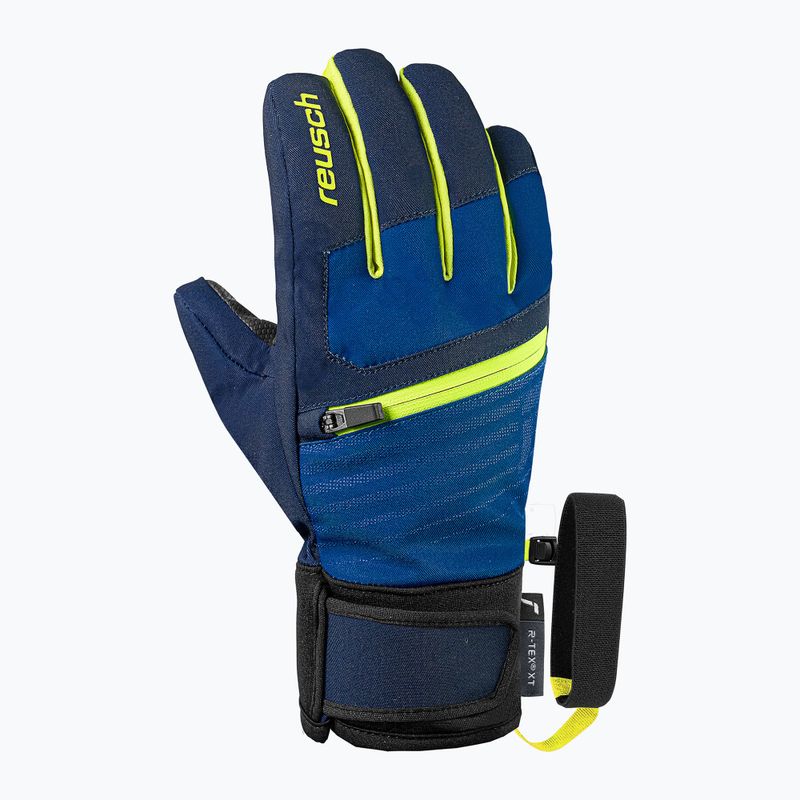 Rękawice narciarskie dziecięce Reusch Leo R-Tex XT black/imperial blue/safety yellow 2