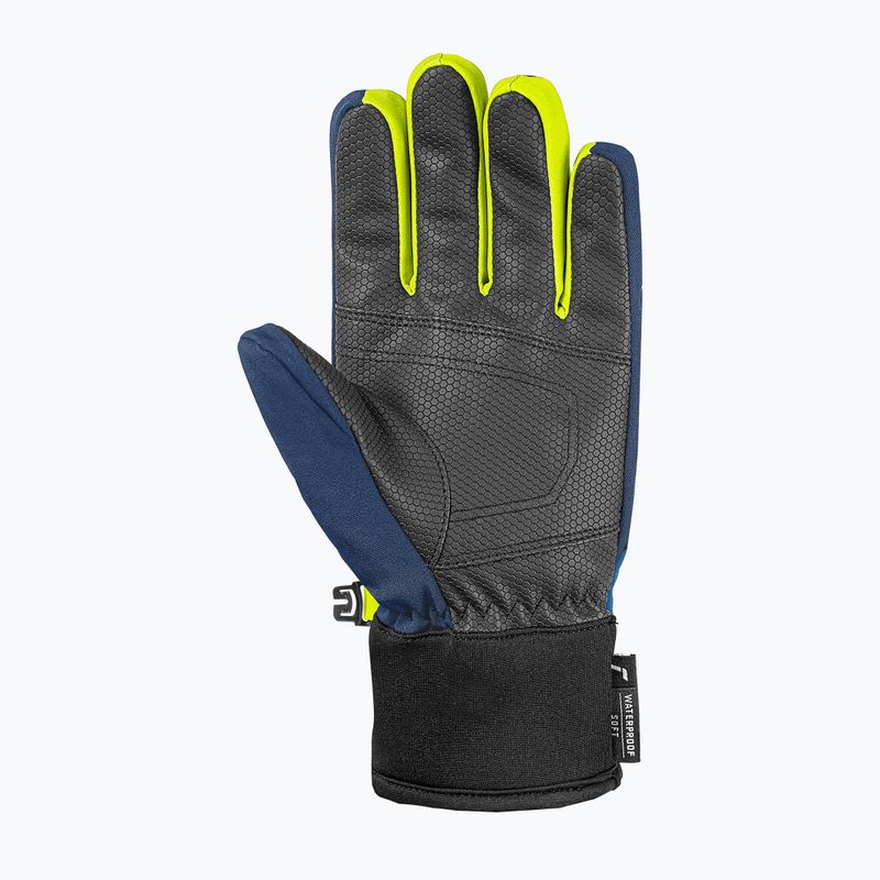 Rękawice narciarskie dziecięce Reusch Leo R-Tex XT black/imperial blue/safety yellow 3
