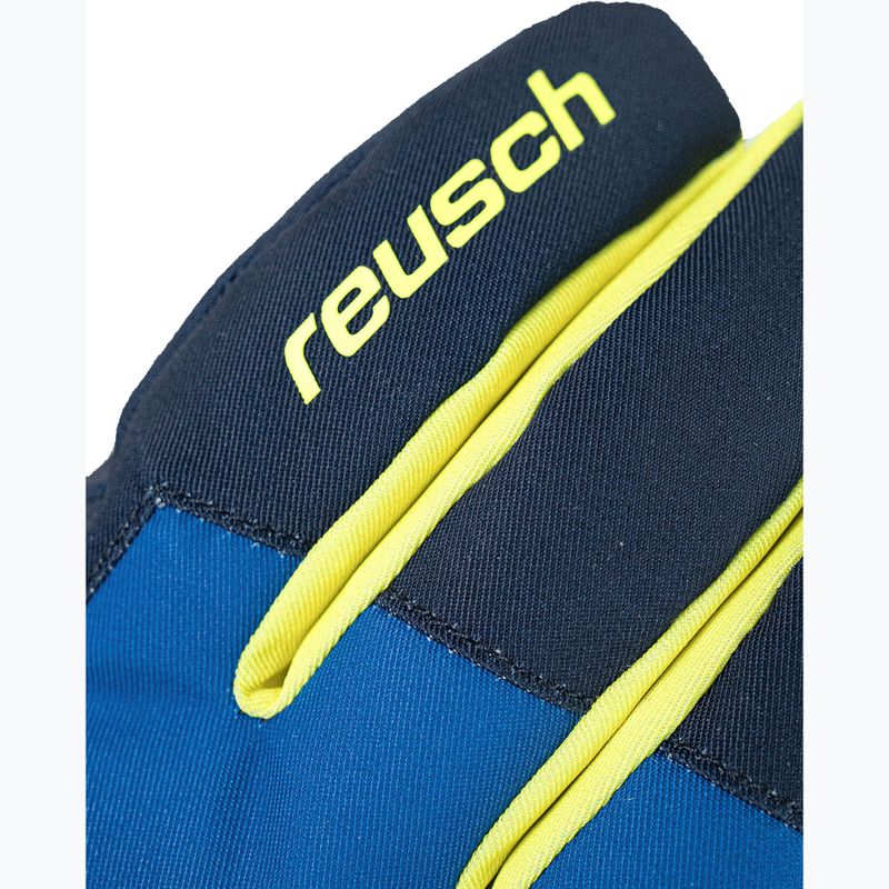 Rękawice narciarskie dziecięce Reusch Leo R-Tex XT black/imperial blue/safety yellow 4