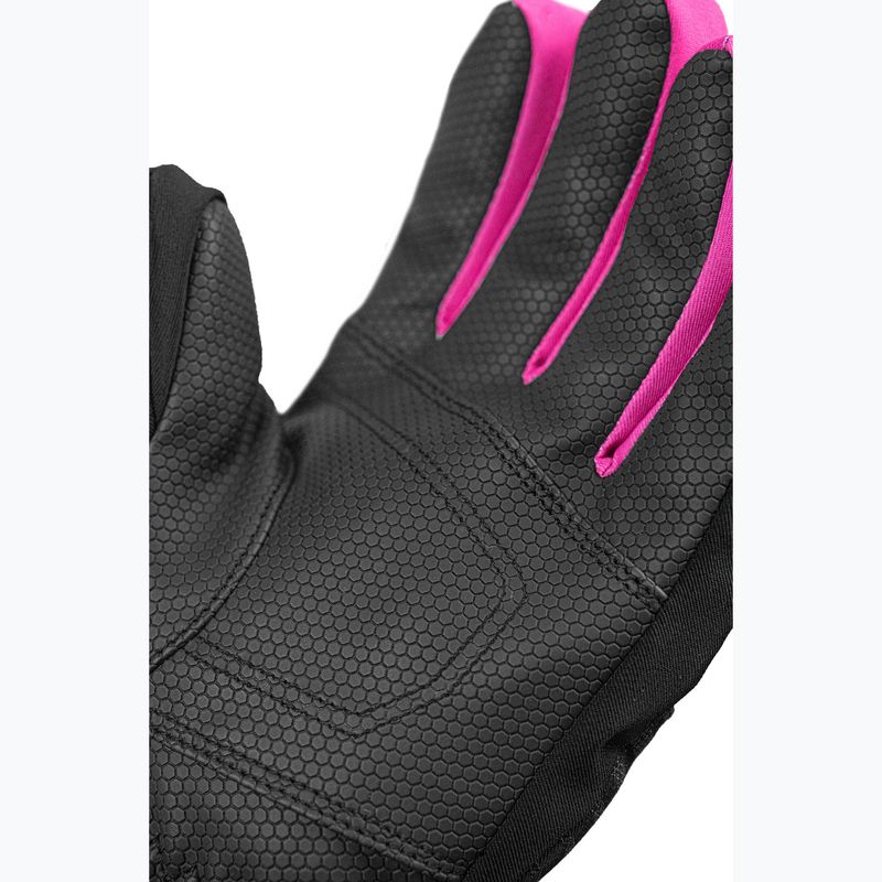 Rękawice narciarskie dziecięce Reusch Leo R-Tex XT black/black melange/pink glo 7