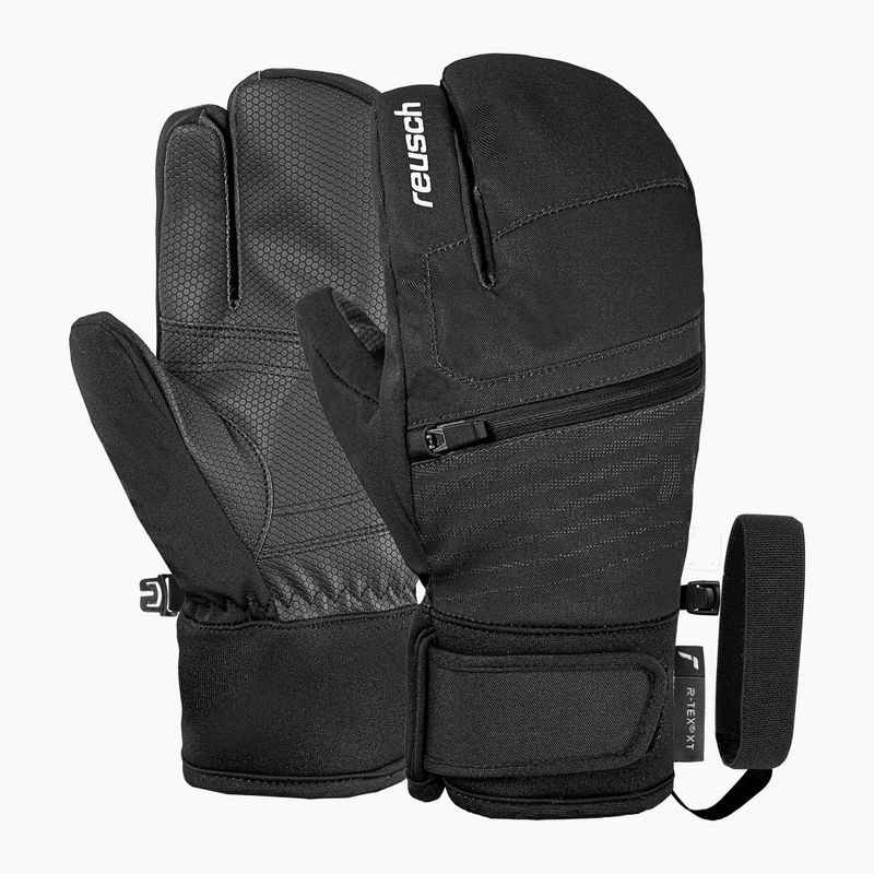 Rękawice narciarskie dziecięce Reusch Leo R-Tex XT Lobster black/white