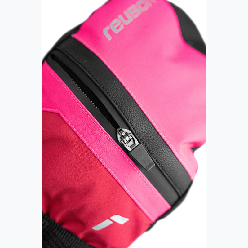 Rękawice narciarskie dziecięce Reusch Lan R-Tex XT Mitten cerise/pink glo 5