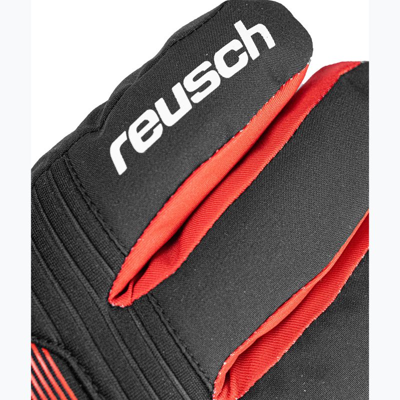 Rękawice narciarskie dziecięce Reusch Rocket GORE-TEX black/black melange/fire red 4