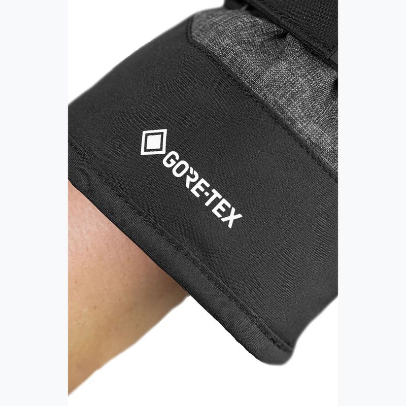 Rękawice narciarskie dziecięce Reusch Rocket GORE-TEX black/black melange/fire red 7