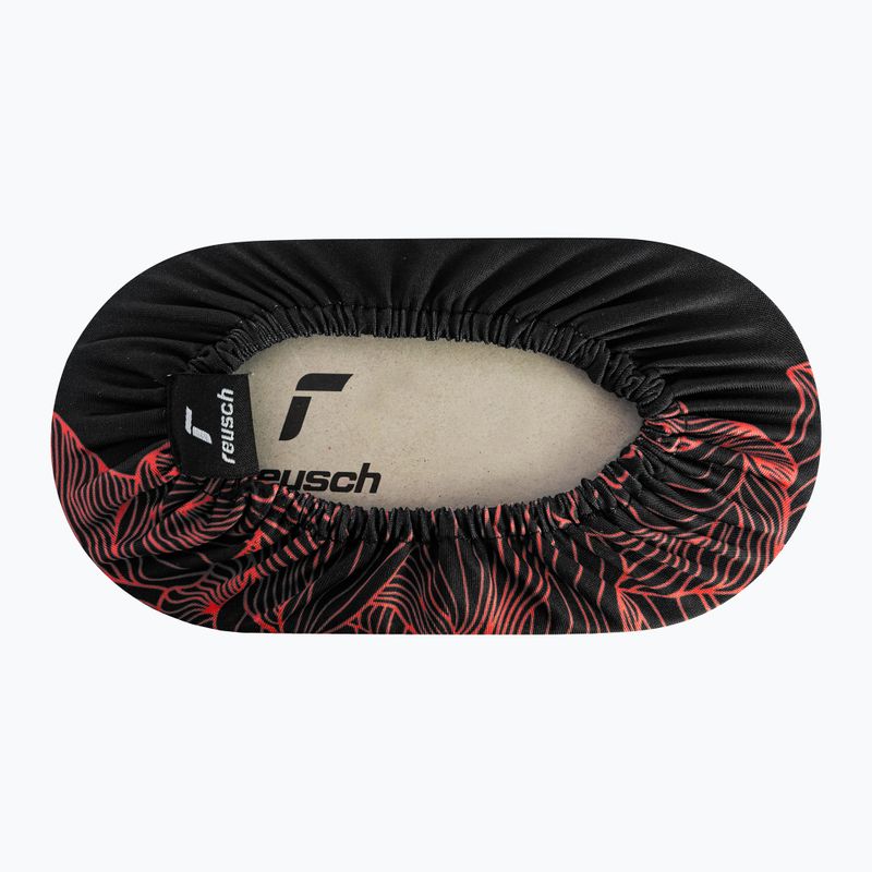 Pokrowiec na gogle Reusch Goggle Cover black/fluo red 2