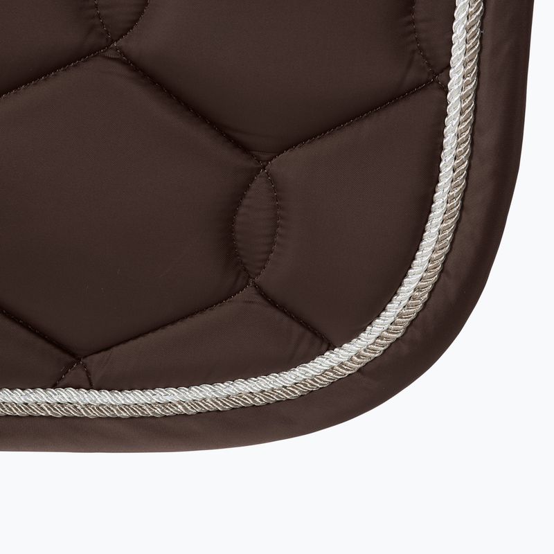 Czaprak dla konia Eskadron Glossy Wave Contrast ciemnobrązowy 2