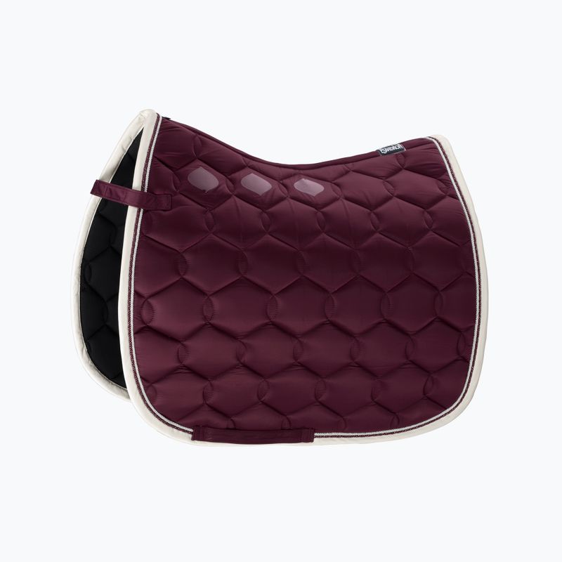 Czaprak dla konia Eskadron Glossy Wave Contrast bordowy