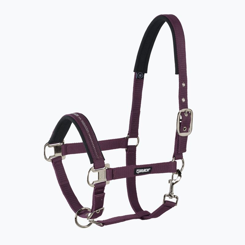 Kantar dla konia Eskadron Pin Buckle bordowy