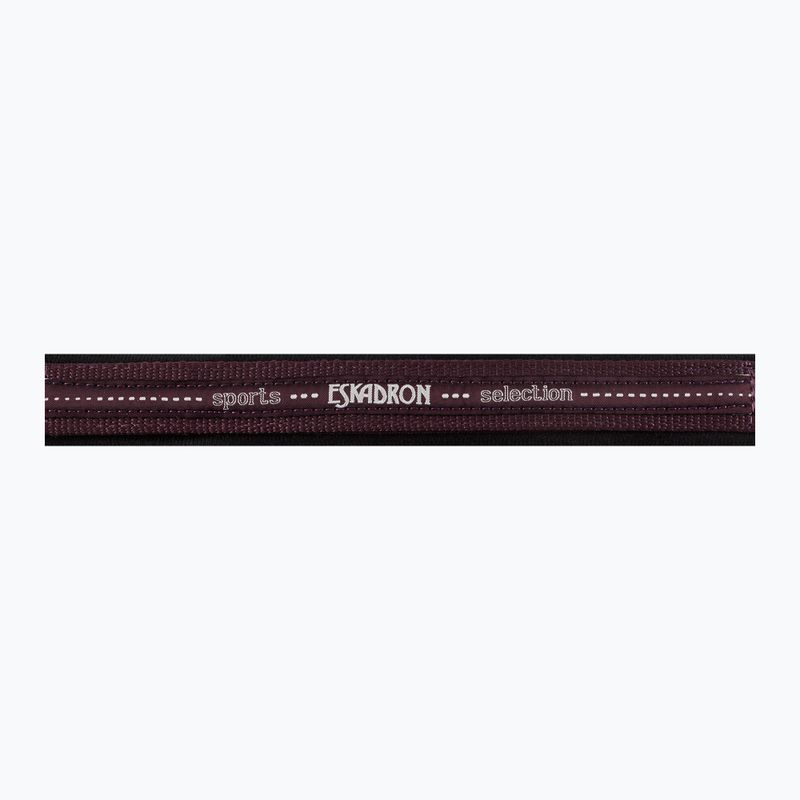 Kantar dla konia Eskadron Pin Buckle bordowy 2