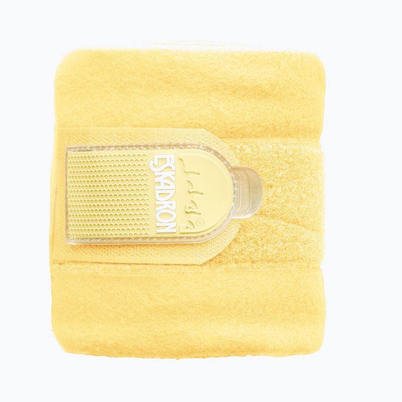 Owijki polarowe dla konia Eskadron Fleece żółte