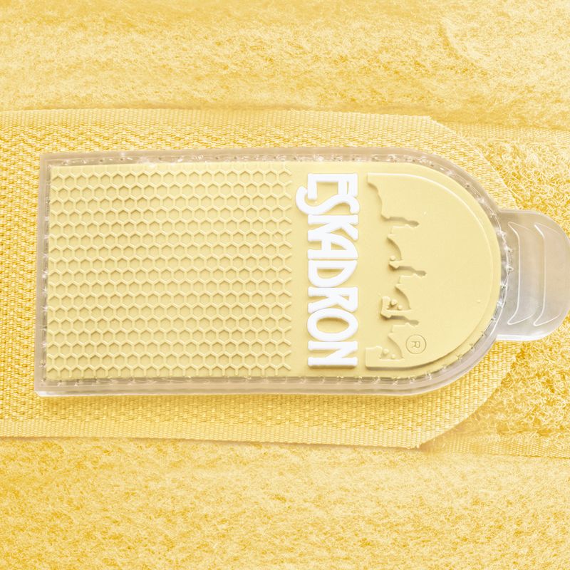 Owijki polarowe dla konia Eskadron Fleece żółte 2