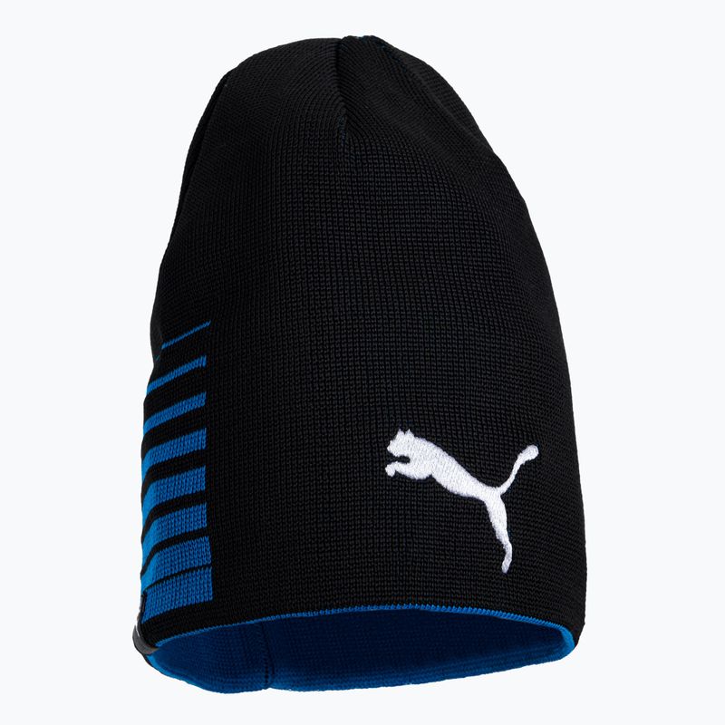 Czapka zimowa PUMA Liga Reversible Beanie electric blue lemonade/puma black