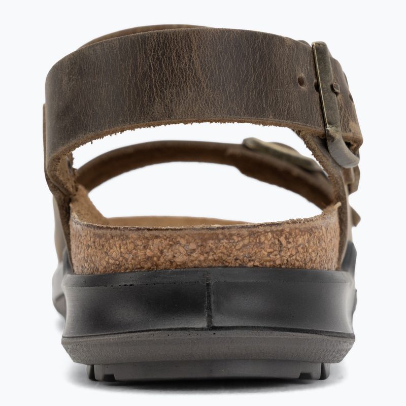 Sandały męskie BIRKENSTOCK Milano Crosstown Oiled Leather Regular faded khaki 6