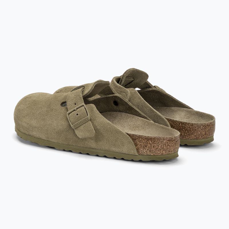 Klapki BIRKENSTOCK Boston SFB VL Regular faded khaki 3